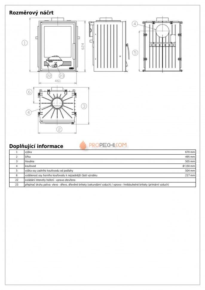 Каминная топка ABX York L
