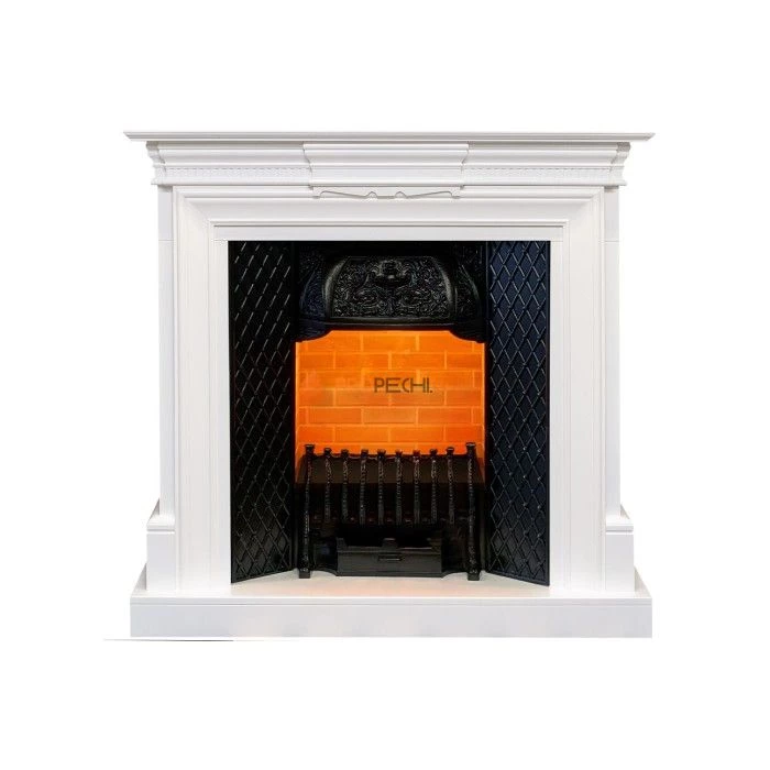Каминокомплект Dimplex Chelsea - Белый (Ширина 1080см) с очагом Cassette 400 LNH-INT PS (без дров)