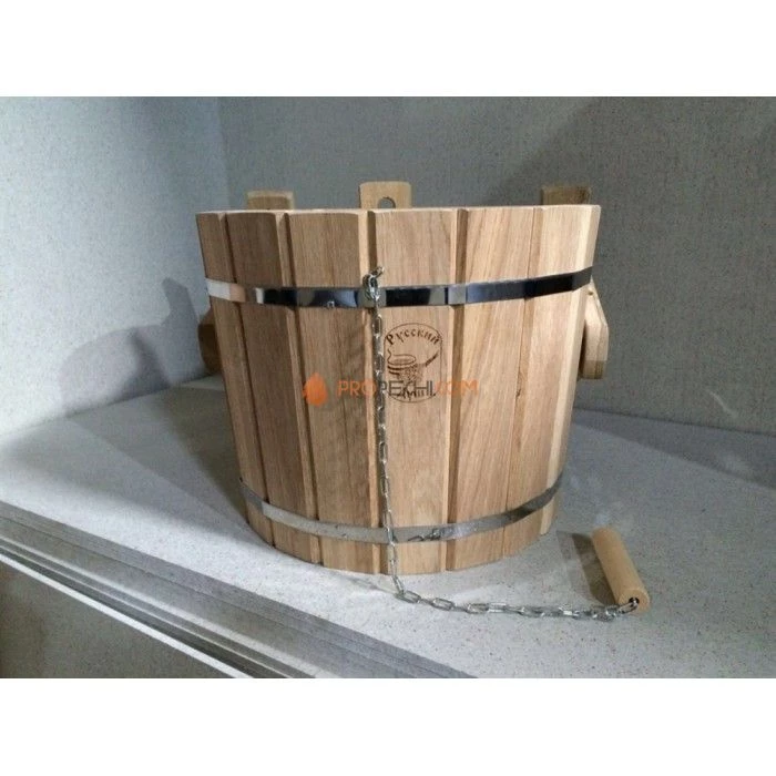 Обливное устройство 16л. с пласт. вставкой Дуб