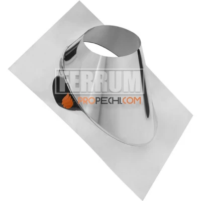 Крышная разделка угловая ,нержавеющая сталь AISI 430, толщина 0.5 мм, Ø280