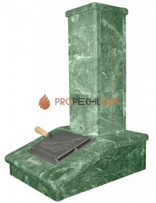 Облицовка на трубу Президент Змеевик Гефест 25/Гефест ЗК 25 (130х790) (3 яруса) под шибер