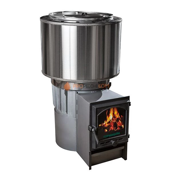 Чугунная печь для бани Карелия-5 с порталом, закр. каменка, 40 кВт