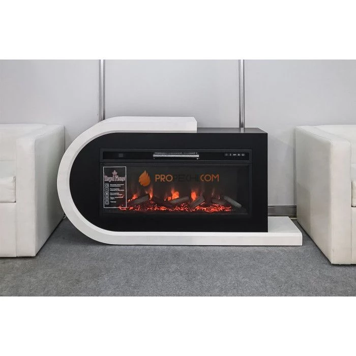 Портал Royal Flame Basel L - Белый с черным