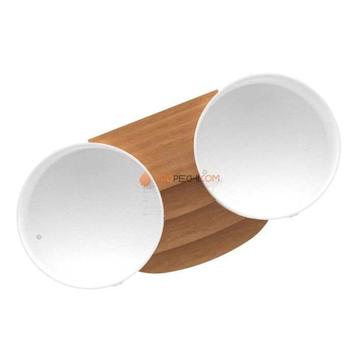 Подиум BentWood на 2 купели D 2,0х1,2 из натурального дуба