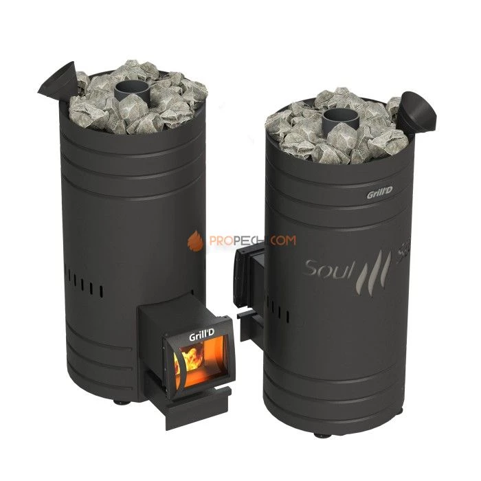 Дровяная печь для бани Grill’D Bochka 160A Long