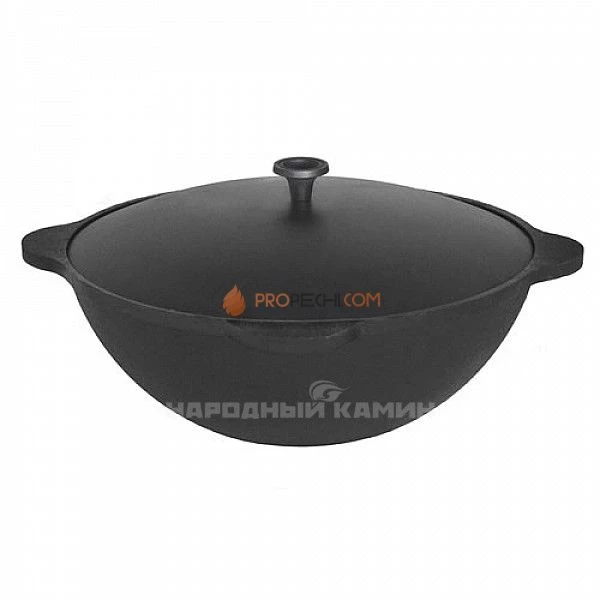 Везувий Казан чугунный 25 л с крышкой