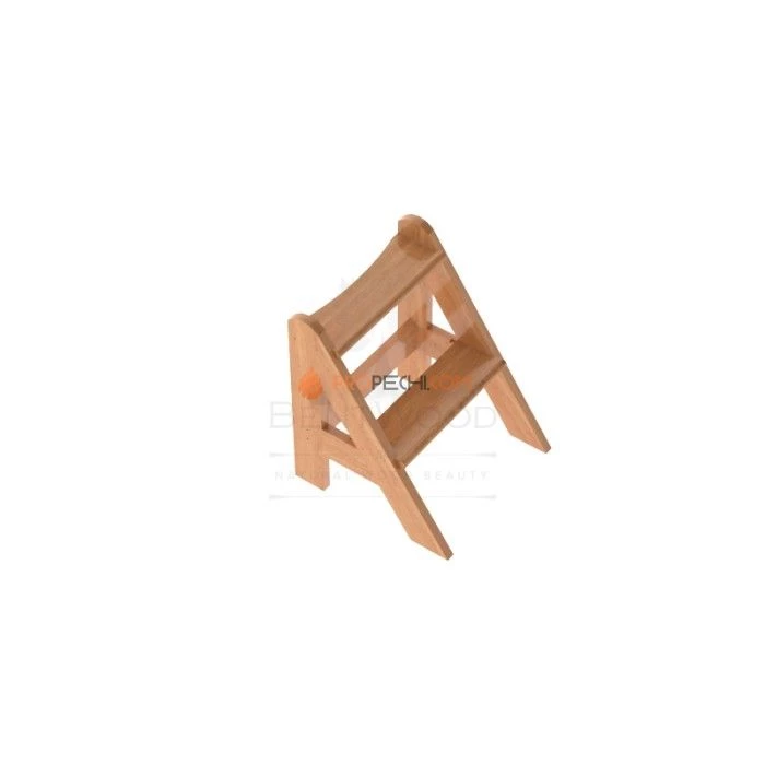 Лесенка BentWood для купели 2 ступени из натурального дуба