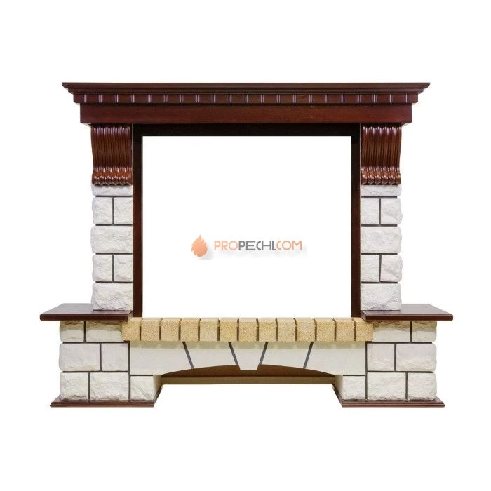 Портал Dimplex Pierre Luxe - Темный дуб / Белый