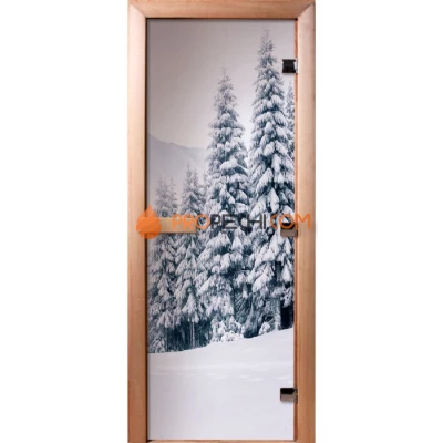 Дверь для бани DoorWood Фотопечать А091, 1800x700 мм