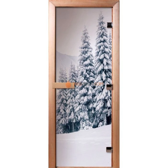 Дверь для бани DoorWood Фотопечать А091, 1800x700 мм