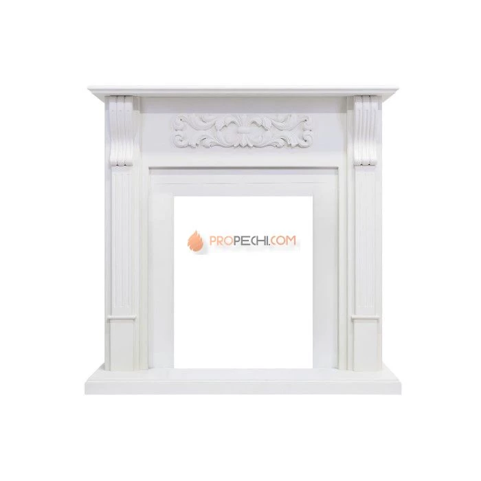 Каминокомплект Dimplex Venice - Фактурный белый с очагом Brookline Black