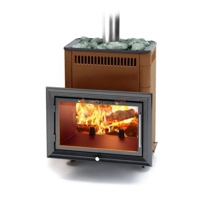 Печь для бани Термофор Витрувия II Inox БСЭ терракота