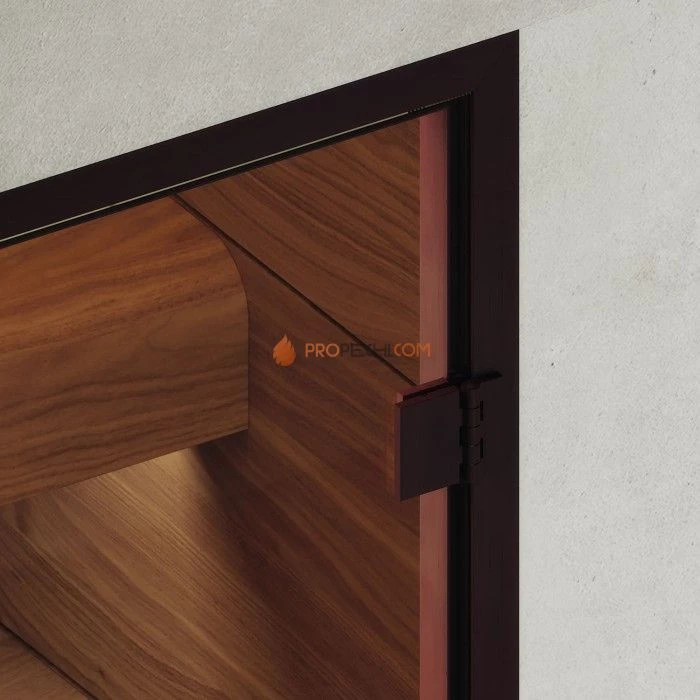 Дверь для хамама DoorWood АРТ Wood 47 Сатин, 2100x900 мм