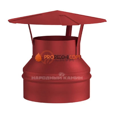Оголовок-зонт 200/300 мм. красный (3011)