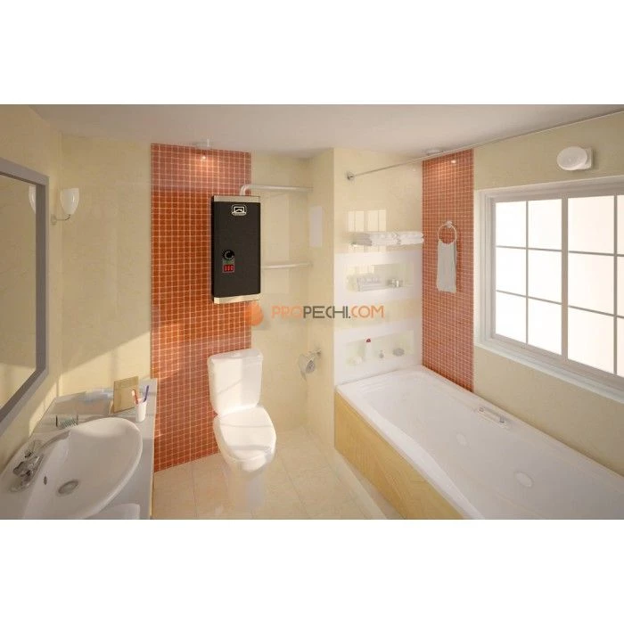 Электрический отопительный котел Теплодар Спутник-6 черный