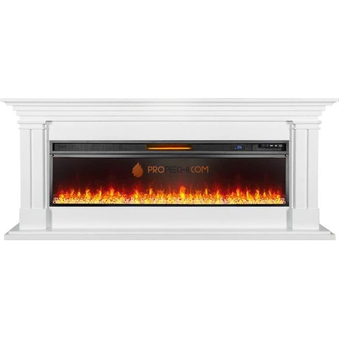 Каминокомплект Royal Flame Lyon 60 - Белый с очагом Vision 60 LED
