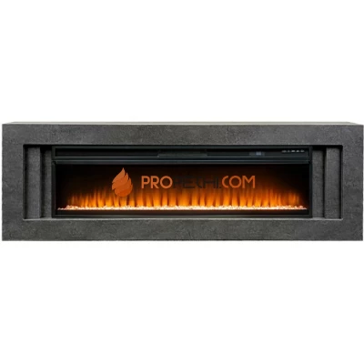 Каминокомплект Royal Flame Line 60 Dark Grey (Разборный) - Темный серый с очагом Vision 60 LED