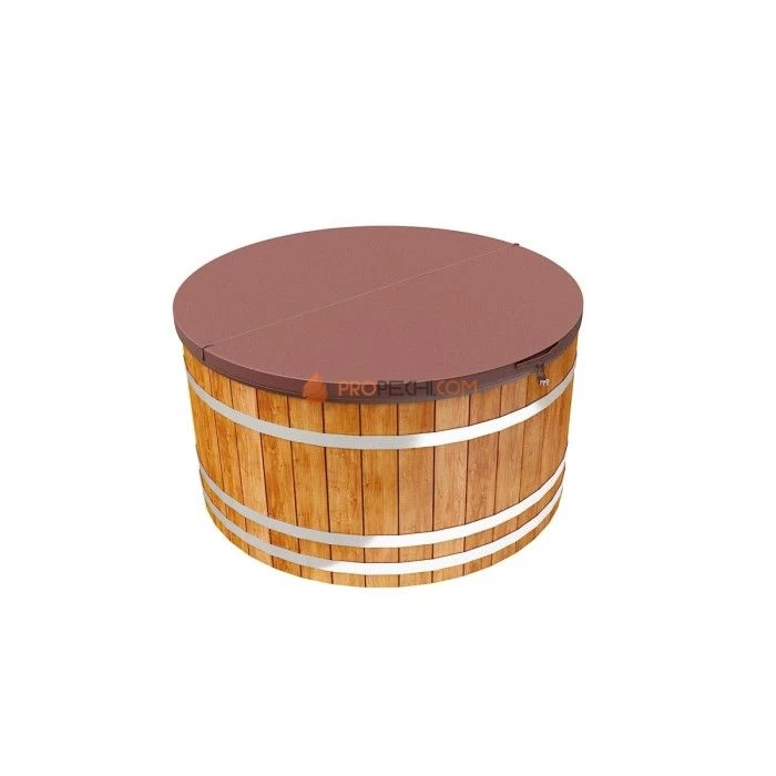 Термо-крышка для купели BentWood - D - 2,10 коричневая