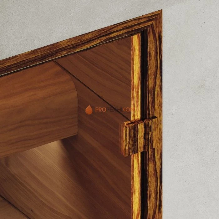 Дверь для хамама DoorWood АРТ Wood 92 Бронза, 2000x600 мм