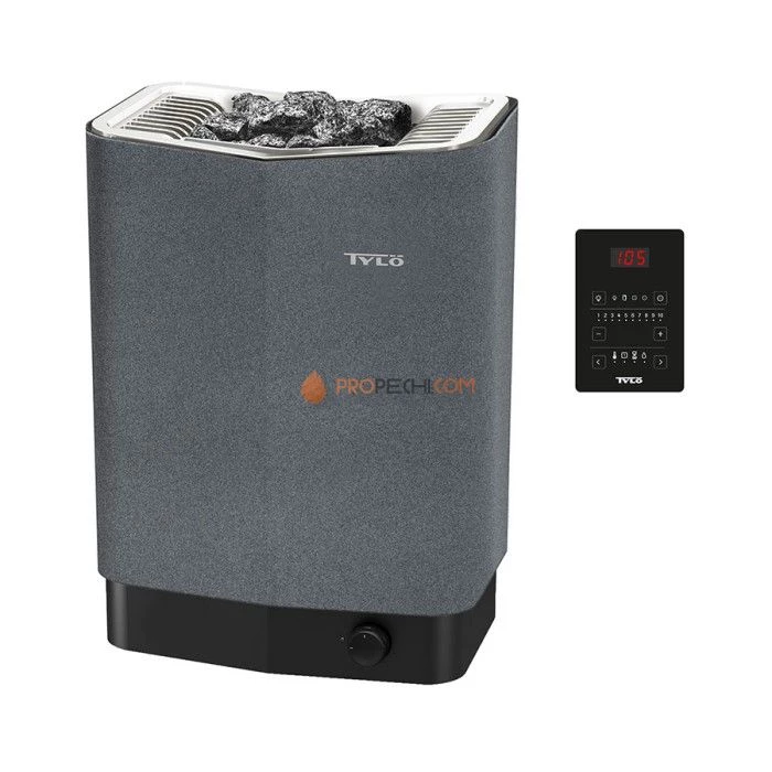 Электрическая печь Tylo Sense Pure 6 серого цвета + Пульт Pure
