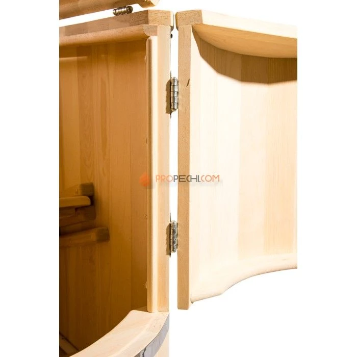 Фитобочка полулежачая НКЗ PREMIUM ЛЮКС из кедра, 115x78x140 см / 25 мм