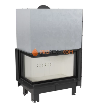 Каминная топка стальная Kratki MBO/L/BS/G/SG (гнутое стекло) (15 кВт)