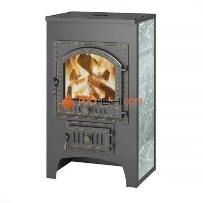Печь-камин Везувий ПК-01 (205) с плитой, талькохлорит 