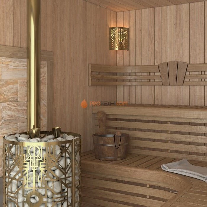 Абажур Эверест INOX GALAXY GOLD