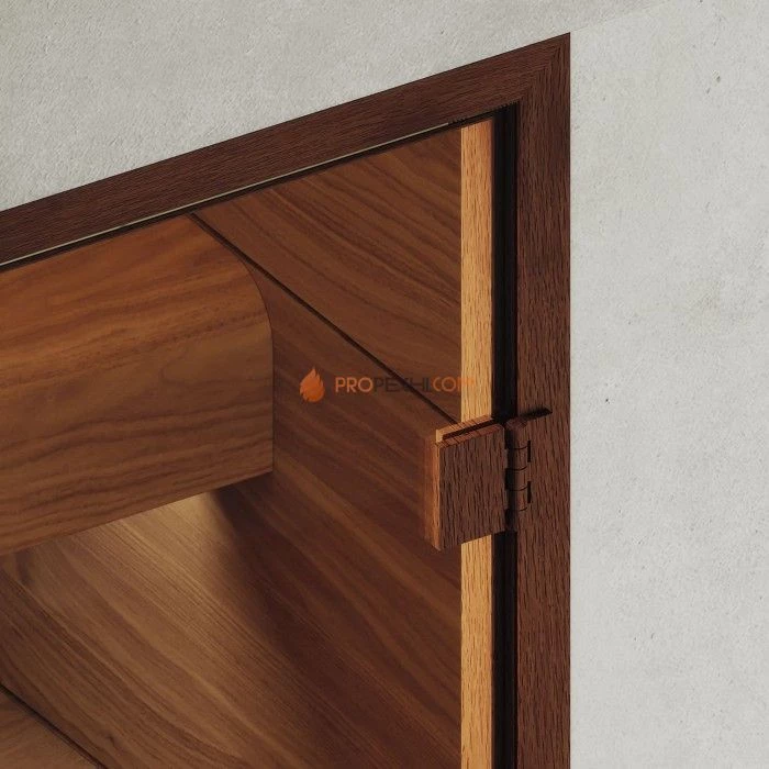 Дверь для хамама DoorWood АРТ Wood 21 Бронза, 2100x800 мм