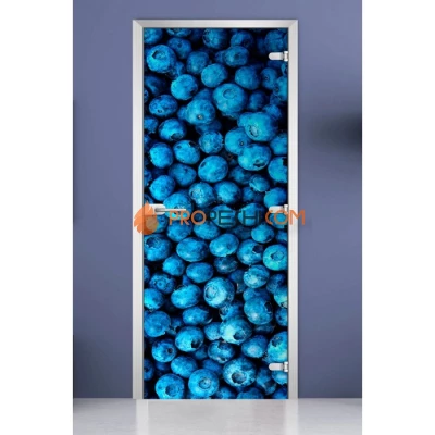 Стеклянная межкомнатная дверь DoorWood с фотопечатью Fruite-03, 2000х600 мм