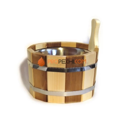 Ушат 3,5л. комбинированный с нерж. вставкой