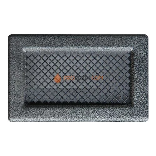 Решетка каминная стальная Серебро 105х170 Tarnavva