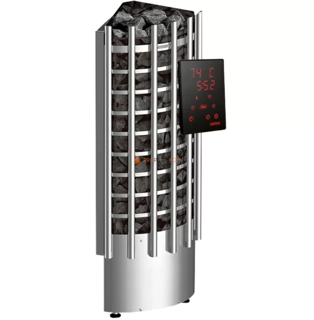 Электрическая печь HARVIA Glow Corner TRC70XE c цифровой панелью управления