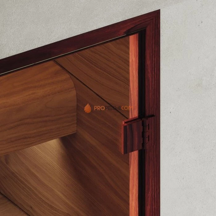 Дверь для хамама DoorWood АРТ Wood 52 Бронза, 2100x800 мм