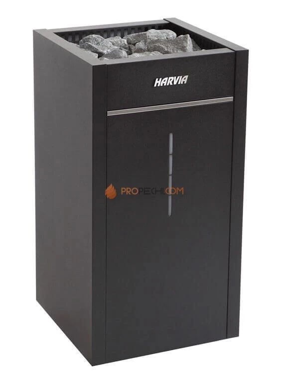 Электрическая печь HARVIA Virta HL900400SA HL90SA black, с парогенератором (автомат)