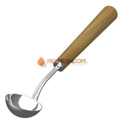 Черпак SAWO 441-MD (из нержавейки с деревянной ручкой, D85, 118мл)