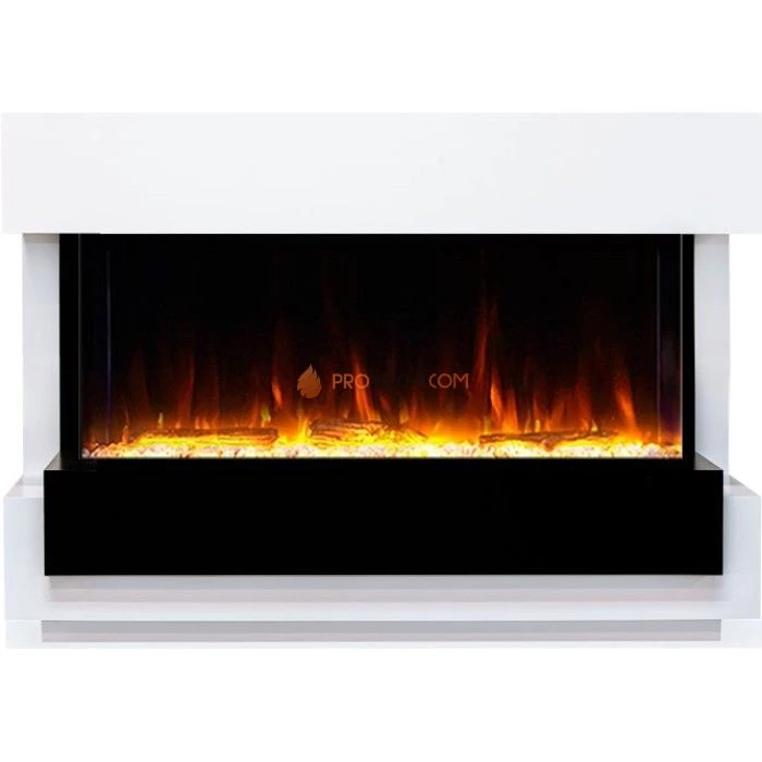 Каминокомплект Royal Flame Cube 36 - Белый с черным с очагом Astra 36 RF