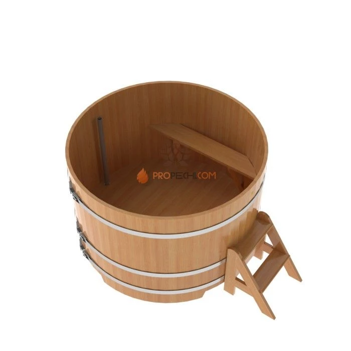 Купель BentWood круглая из натуральной лиственницы d=1,50