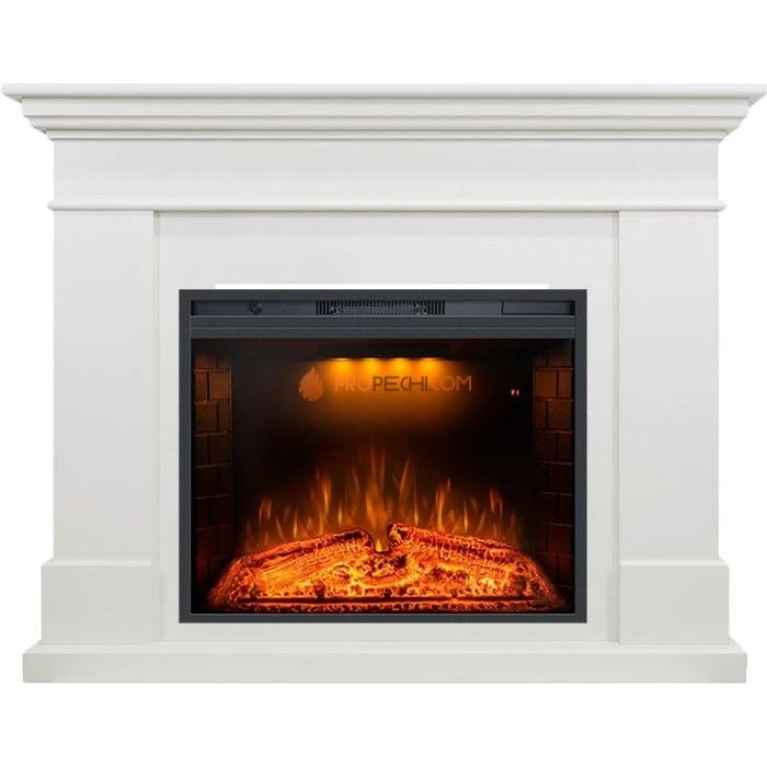 Каминокомплект Royal Flame California - Алебастр с Электрическим очагом Royal Flame Emerald 28