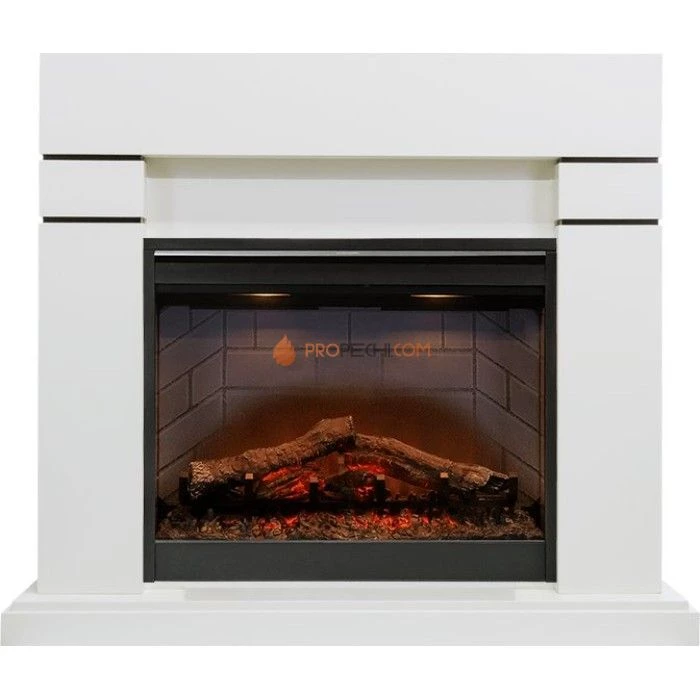 Каминокомплект Dimplex Lindos - Алебастр (Высота 985мм) с очагом Symphony 26 inch DF2608-INT