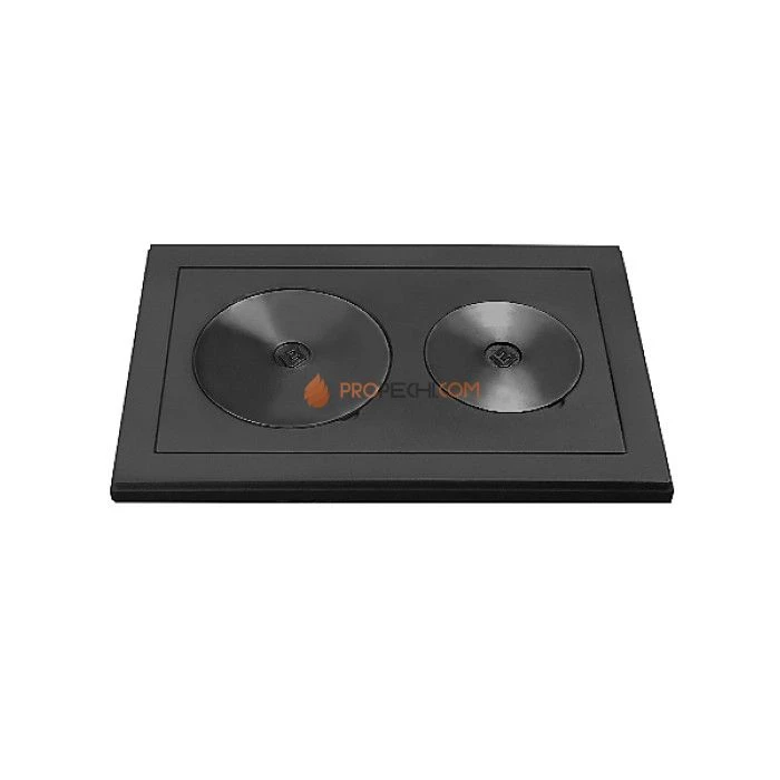 Чугунная плита Везувий двухконфорочная 5В