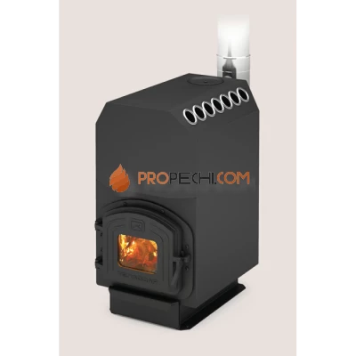 Отопительная печь Теплодар ТОП-модель-200 с чугунной дверцей