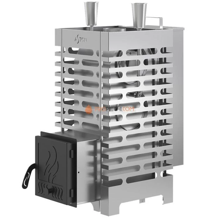 Дровяная печь для бани ASTON 20 INOX АКВА