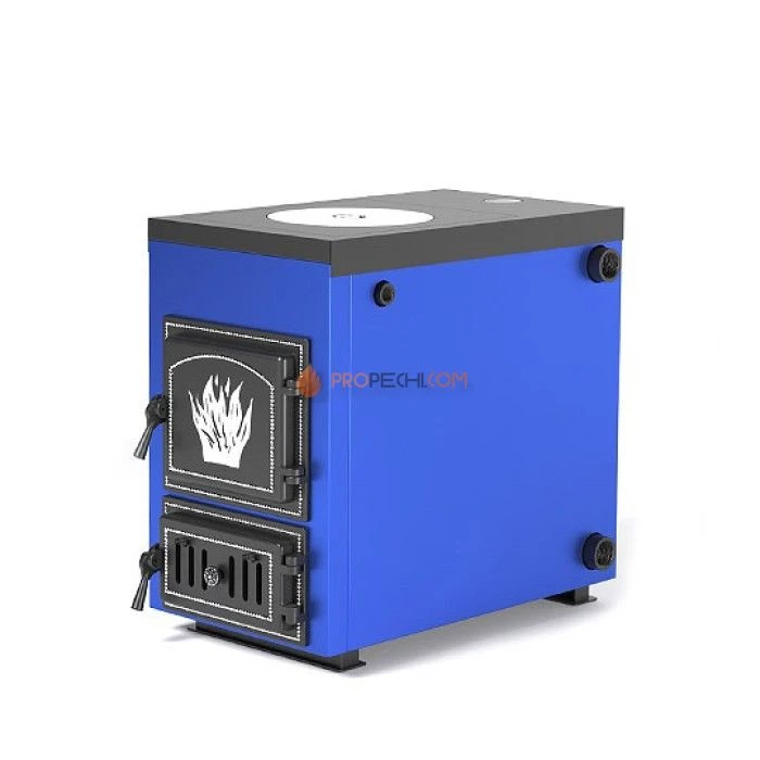 Котёл отопительный Везувий "Эльбрус-18П" (с чугунной плитой)