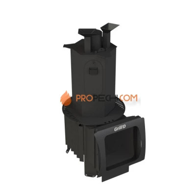Дровяная банная печь Grill’D Cometa 180 Vega Short Window Max Pro Agregat
