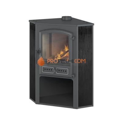 Камин ЭТНА (БКД) угловой Антрацит D 115мм