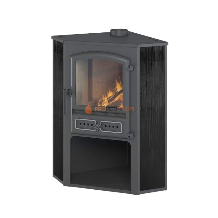 Камин ЭТНА (БКД) угловой Антрацит D 115мм