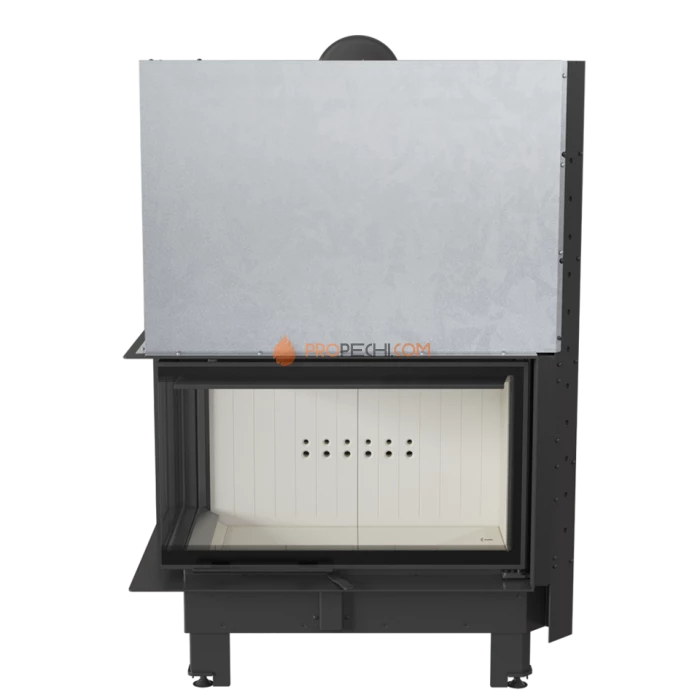 Каминная топка стальная Kratki MBO/L/BS/G/SG (гнутое стекло) (15 кВт)