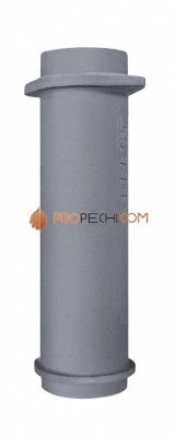 Чугунная нижняя труба для шибера Гефест (115/500)