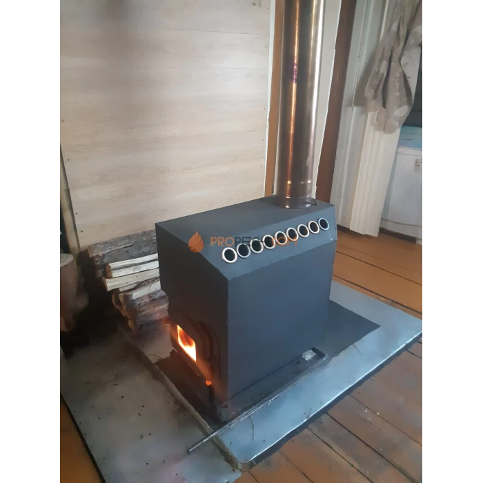 Отопительная печь Теплодар ТОП-модель-300 с чугунной дверцей